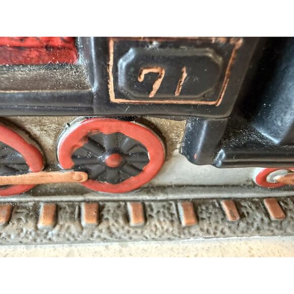 Lefton 1989 Railroad Colonial Village Train Engine 07125 Vintage - Picture 3 of 13